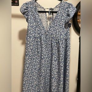 Blue floral dress!